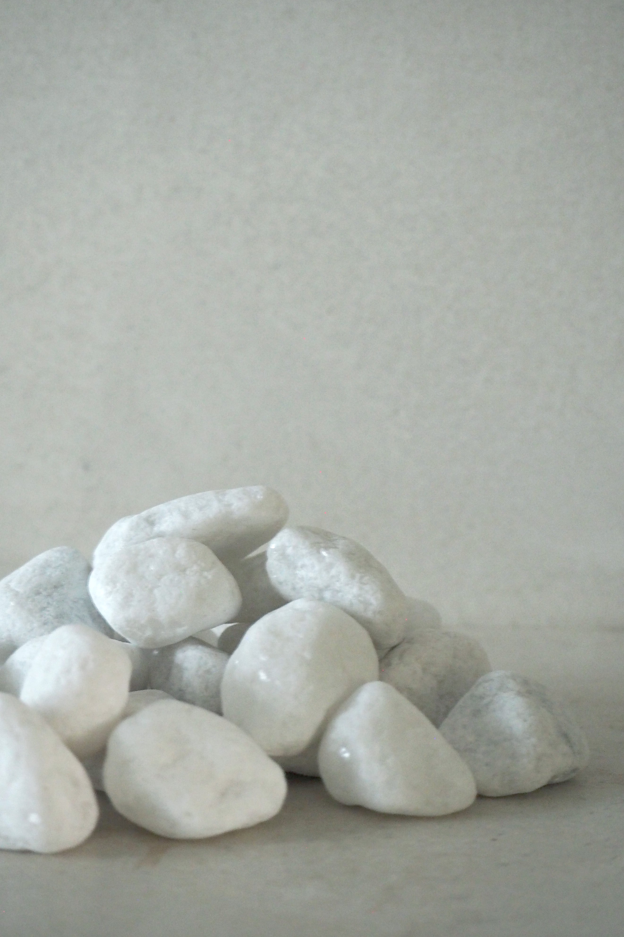 Topping sten - Medium hvid