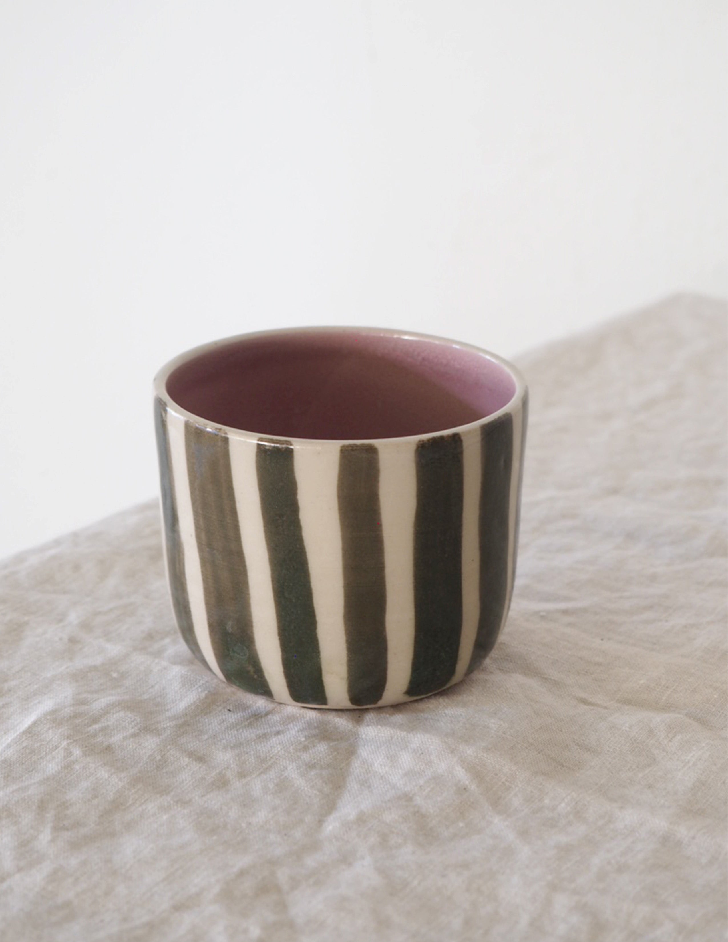 StineMei Plantekop - Stribet grøn