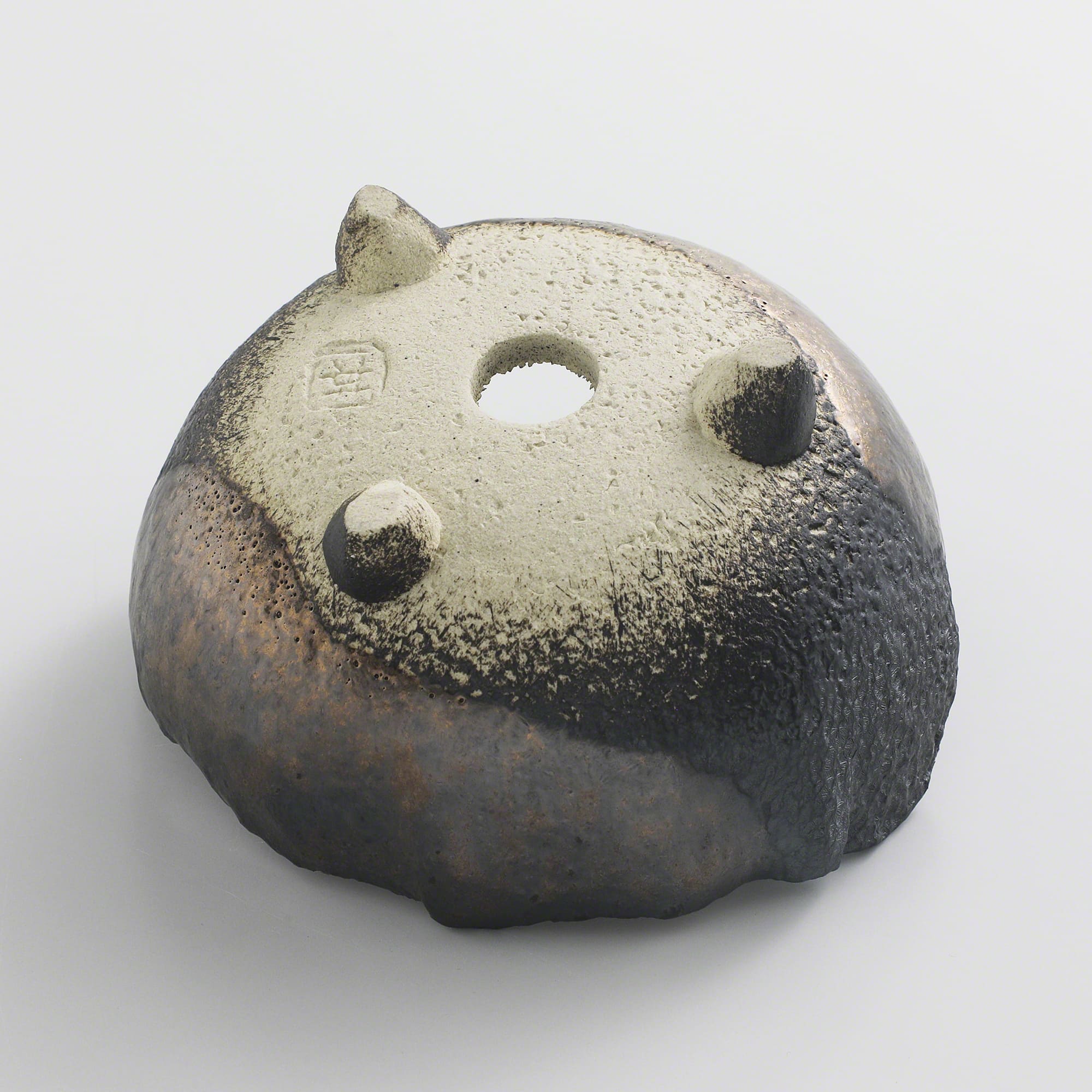 Japansk bonsai krukke, håndlavet, sort