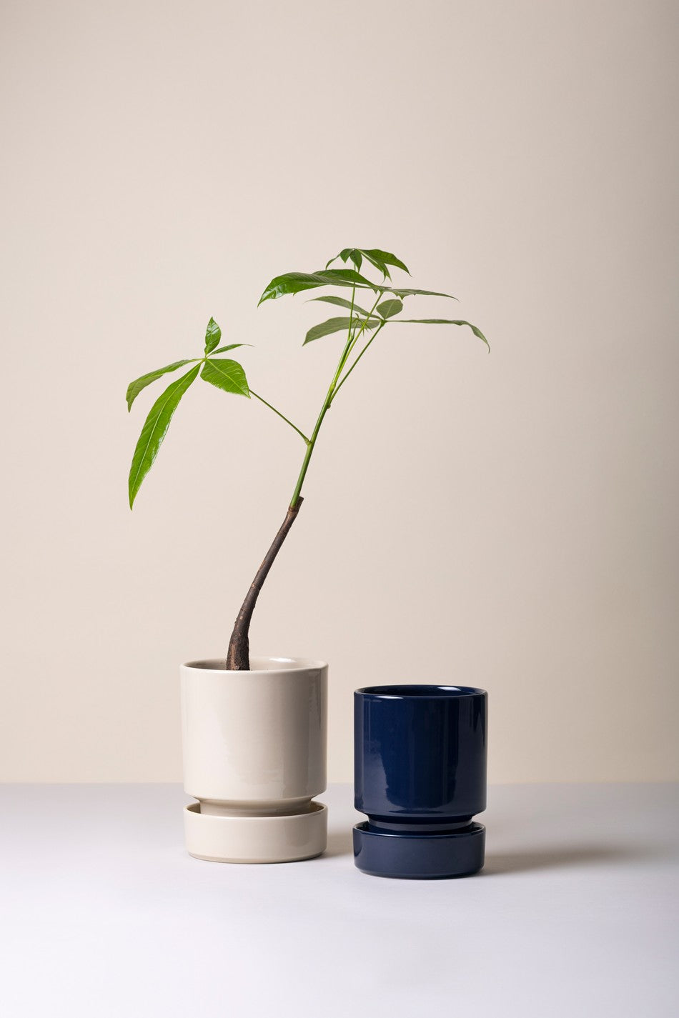 Hoff underskål, glaseret Sapphire Blue