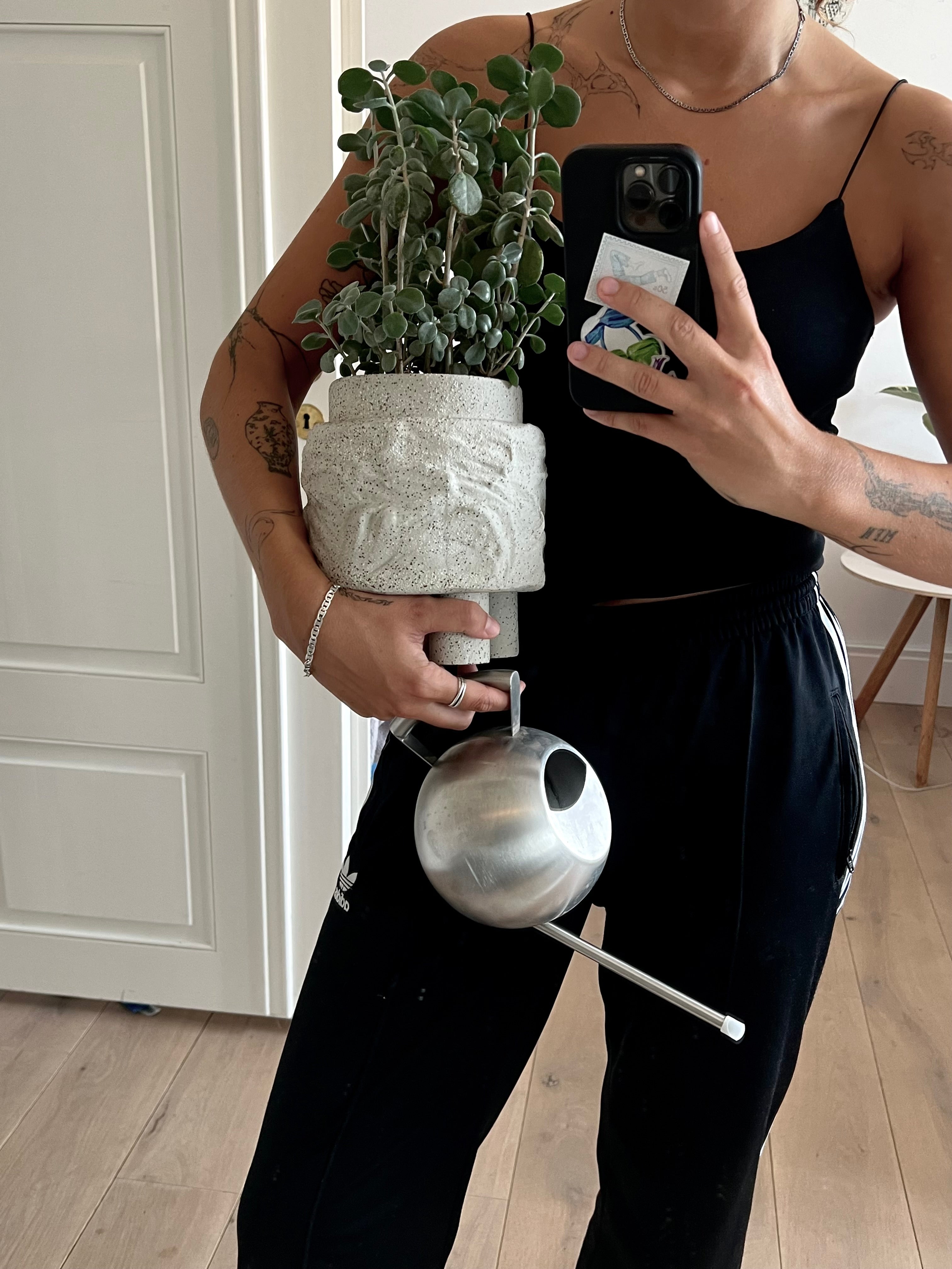 Stainless steel, rund vandkande