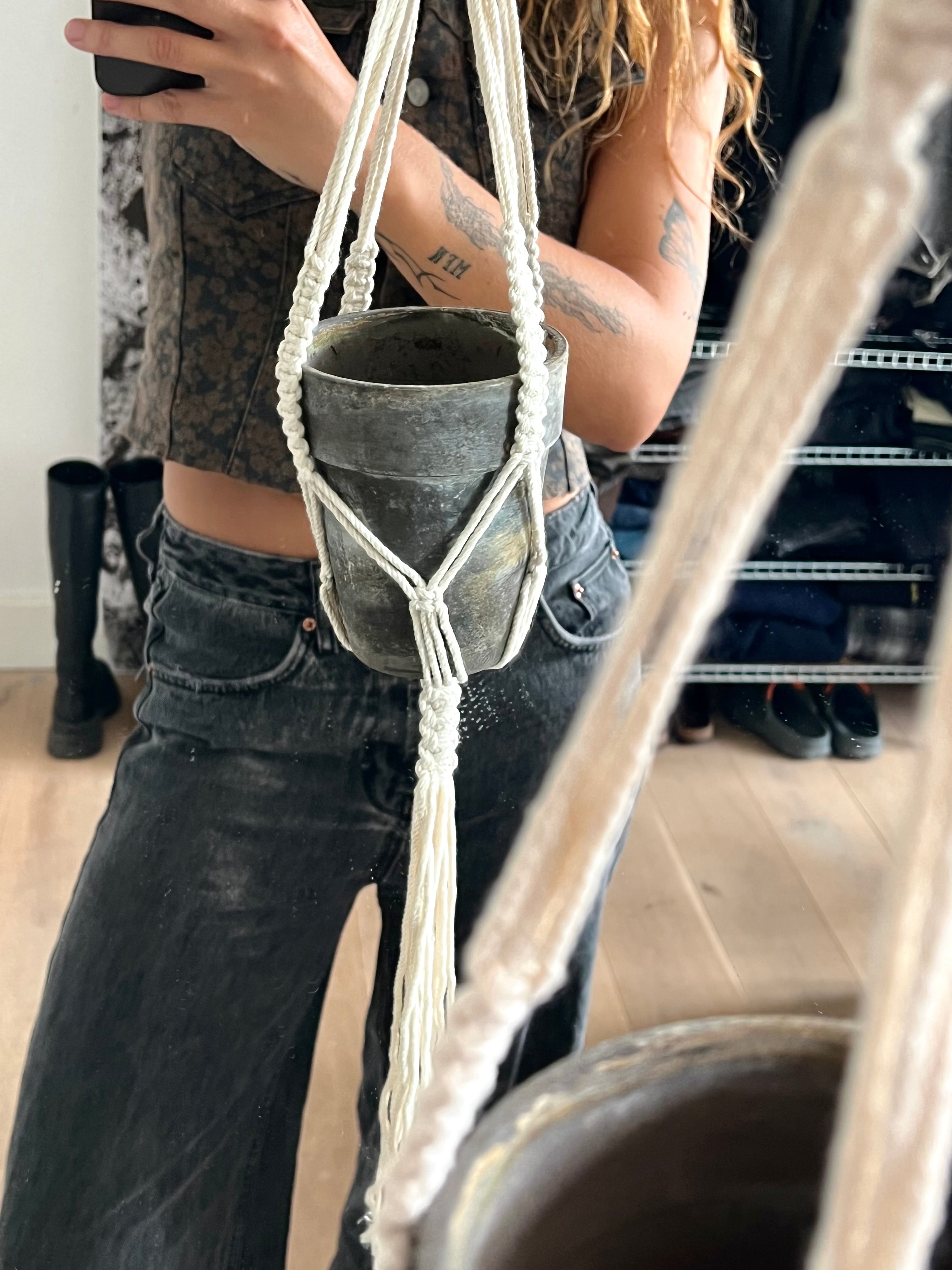 Macramé planteophæng