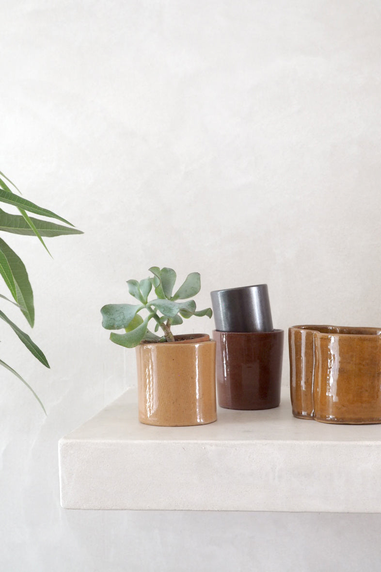 Vintage - mustard krukke