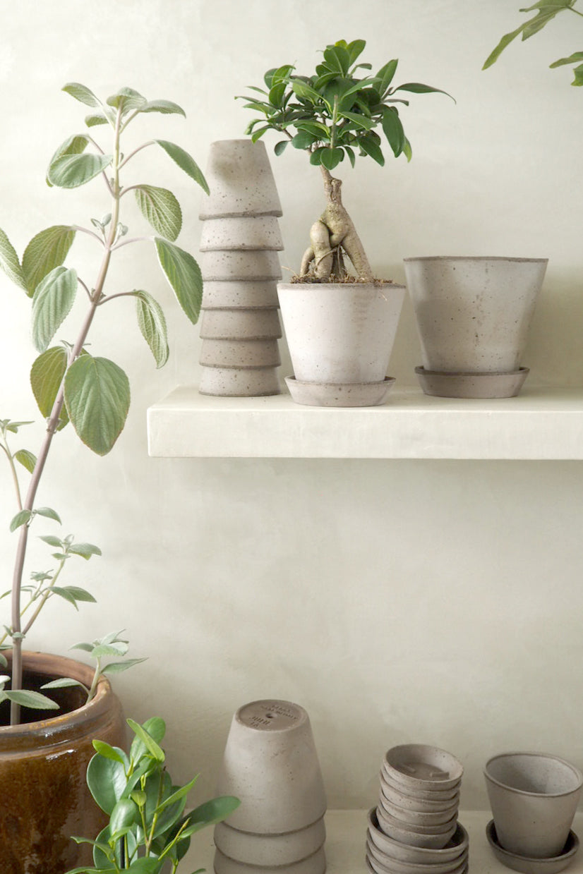 Terracotta krukke - grå