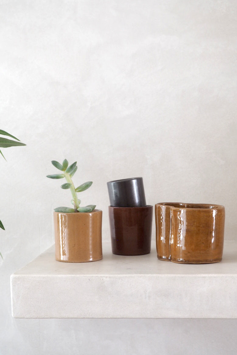 Vintage - mustard krukke